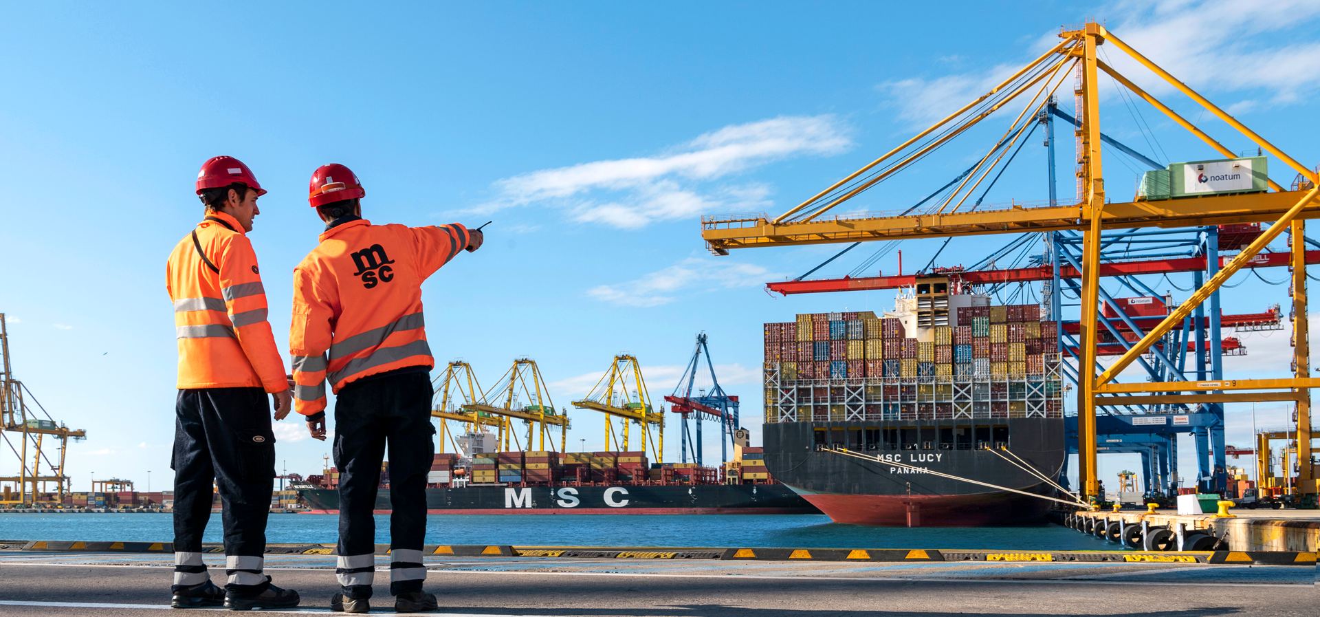  Employees supervising terminal operations