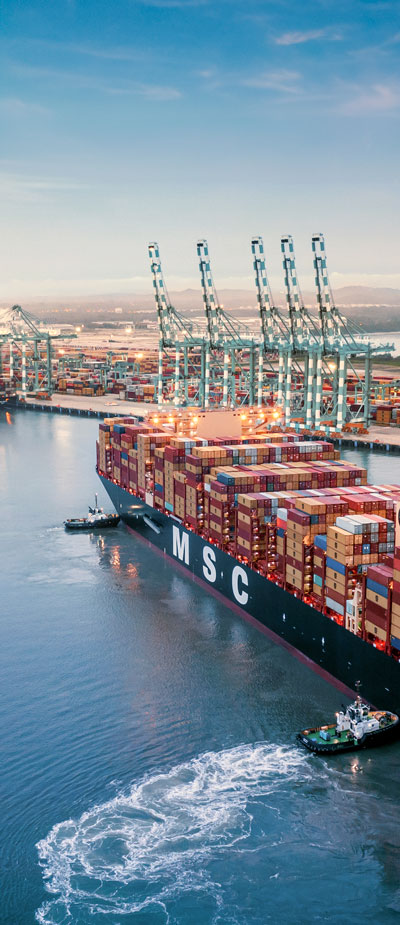 MSC Tessa at Tanjung Pelepas in Malaysia